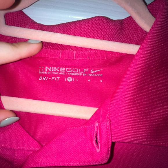Men’s Pink Nike Golf Shirt - Picture 2 of 3